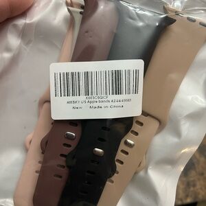 Apple Watch Band Trio - Black, Brown, Beige